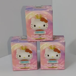 Sanrio | Kawaii Hello Kitty Crown Blind Box Sanrio Mini Kitty Sưu Tập Hình Dễ Thương Trang Trí Bàn Làm Việc Quà Tặng Sinh Nhật Cho Trẻ Em & Người Hâm Mộ