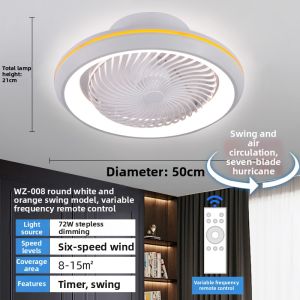 CHIGO | Smart Ceiling Fan Light with Oscillation for Bedroom