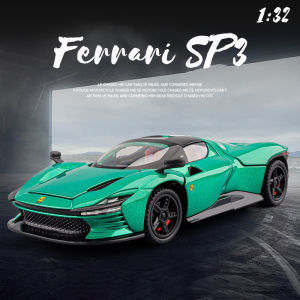 ขนาด1:32รถโลหะผสม SP3โมเดลไฟเสียงรถ Diecast รถของสะสมคนรักวันเกิดสำหรับเด็กของเล่นของขวัญโลหะเด็กผู้ชาย