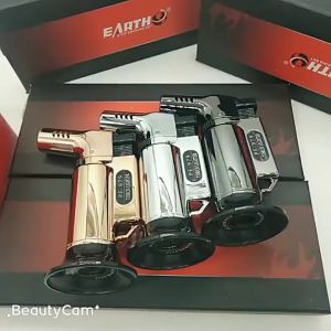 Jet Lighter Touch Windproof lighter Triple Nozzle Jet Torch Lighter Jet Lighters Butane Spray Gun 1300c