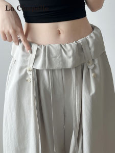 La Chapelle | Apricot Wide Leg Loose Culottes