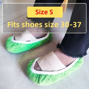 Thickened Indoor Cleaning Socks Sweeper Slippers Detachable Washable Floor Mopping Shoes Reusable Lazy Person Shoe Covers