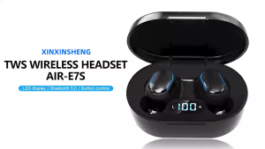 E7s TWS Bluetooth Headphone Wireless Stereo Earphone Earbuds IPX7 Waterproof Sport Headset LED Display For Any Phone