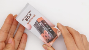 Tempat Dental Floss Portable box Tempat Benang Tusuk Gigi Isi 10 pcs Tempat Pembersih Sela Gigi