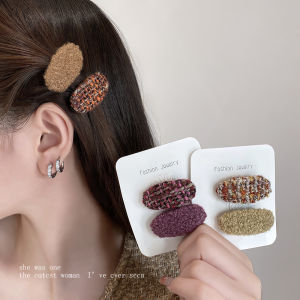Autumn Winter Plush Hair Clips: Fresh out Sweet Style