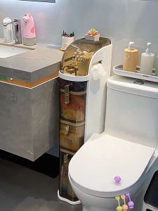 Ecoo Mall ตู้เก็บของแคบ ตู้เก็บของแบบลิ้นชักห้องน้ำ กันน้ำกันฝุ่น ล็อกเกอร์ มีล้อเลื่อน ลิ้นชักเก็บของ ตู้เก็บของ ลิ้นชักเก็บของ ลิ้นชัก