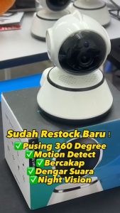 CCTV V380 pro Kamera CCTV Night Vision Mendukung perekaman cloud WIFI hotspot AP interkom suara dua arah alarm suara push gambar penyimpanan kartu TF