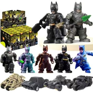 NEW Blokees Original Batman Building block Toy Anime Defender Bat Shadow Breaking Dawn Collectible Action Model Figure Kids Gift