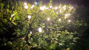 Solar powered light string 6/8/10 LEDoutdoor waterproof firefly swing light courtyard garden decoration Christmas wedding holiday party light1pcs