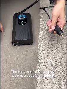 New Portable Digital Display Car Inflator Pump Electric Quick Charge Air Compressor Compact Size Vehicle Tire Inflator