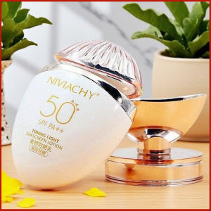 NIVIACHY Sun Protection Lotion SP50 Brightening Isolation BB Cream Waterproof Sweatproof Three-in-One Facial Skincare