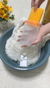 【100PCS】Clean Foaming Mesh Bag Portable Hangable Soap Saver Bath Shower Foaming Net Cleansing Delicate Foam Sabun Mandi