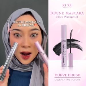 Xi XiU DIVINE MASCARA BLACK WATERPROOF: Mascara Tahan Air untuk Penggunaan Sehari-hari