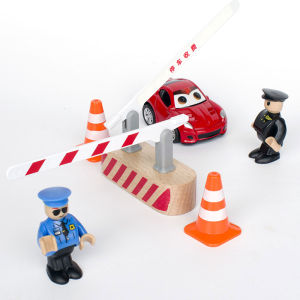 Gated Community Real Wood Toy Parking Barrier Gate Pole Retractable Fencing High-Speed Turnstile Dual Direction Traffic Barrier