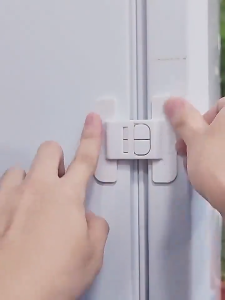 1/5Pcs Refrigerator Lock Child Safety Baby Safety Lock Non Perforated Drawer Cabinet Safety Lock