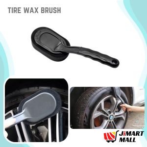 TIRE WAX BRUSH SPONGE WITH HANDLE Tayar Tyre Wheel Rim Washing Cleaning Long Wash Polish Care Tool Accessories Cuci Kereta 汽车轮胎清洁用品
