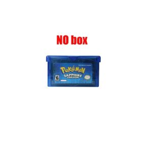 Bandai | Pokemon Series Emerald FireRed Leafgreen Ruby Sapphire 5 Versions GBA Game in Box for 32 Bit Video Game Cartridge No Manual