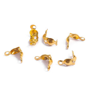 Gold Plated Iron Clasps Connectors DIY Handmade Jewelry Materials Bracelet Necklace Ending Clips 100pcs Fashion Accessories
