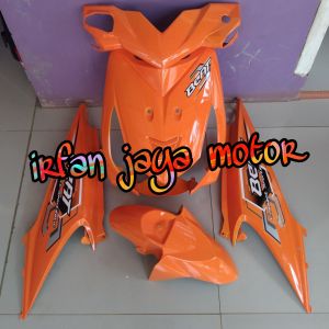 Full bodi halus Cover body halus Honda beat karbu oren 2008 2009