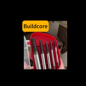5PCS Screw Extractor Broken Damaged Screwdriver Extractor Drill Bit Set Carbon Steel Double Side Screw Pull Center Drill