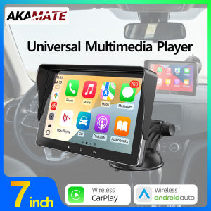 Universal Car Radio 7inch Multimedia Video Player Wireless CarPlay Android Auto Portable Touch Screen for Nissan VW Kia Hyundai