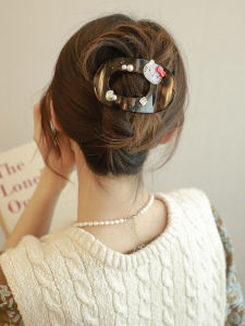 Cute Cat Hair Clip Womens Original Design Hair Accessories Hair Grips Hairpins Autumn 2025 New Collection Fashionable Hair Decorations