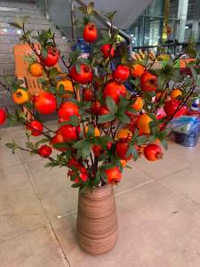 Cành lựu giả 1 cành 7 quả