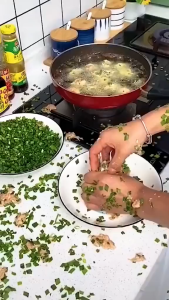 OS C106 - Cetakan Baso Stainless / Sendok Cetakan Baso Bulat / Sendok Pembuat Baso