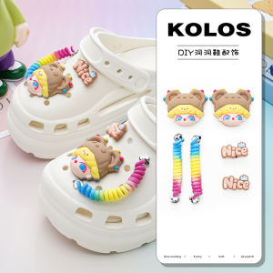 Cute DIY Decorative Bubble Sheep Shoe Buckle 3D Puzzle Slippers Accessory Shoe Strap Fastener Fashionable Footwear Decoration