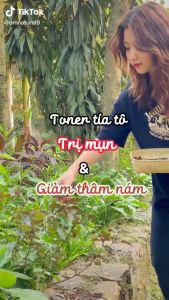 Xịt khoáng Tía Tô Alpha Arbutin A Om Natural Giảm Mụn Thâm Nám Cấp ẩm 100ml