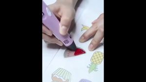 Children 3D Drawing Printing Pen with LCD Screen PLA Filament Toys Educational Gifts With USB Cable