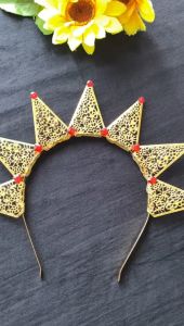 Mahkota Adat | Bando Tari Bentuk Matahari | Bandana Tari Anak Remaja Dewasa