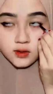 Saniye M208 Eyeliner Gel: Kosmetik Eyeliner 2 Warna Tahan Lama & Waterproof