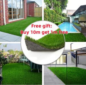 30MM imitation luxury artificial lawn 1M x 25M synthetic thick lawn carpet - very suitable for indoor/outdoor garden campus landscape