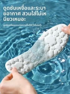 ZUYINBULUO | แผ่นรองเท้าบางสำหรับฤดูร้อน ดูดซับเหงื่อ ป้องกันกลิ่น ระบายอากาศ