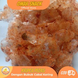 Keripik Kaca Pedas Kripca Hot Daun Jeruk Nikmat