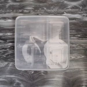 (ISI 25 PCS) Thinwall Plastik Bento 5 Sekat Tempat Makan