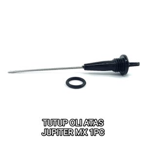 Tutup Oli Atas Jupiter MX Besi - Penutup Colokan Oli Oil Mesin + Seal Sil Oring O Ring Yamaha Jupiter MX 135 Old Lama