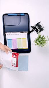 TOPLA Binder Kulit Sintetis Zipper A5 ZB-995 Binder Premium Leather Resleting Murah