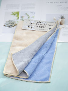 Kitchen Magic Cloth Coral Fleece Absorbent Non-shedding Household Cleaning Tool for Drying without Leaving Stains