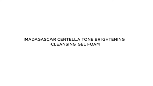 SKIN1004 Madagascar Centella Tone Brightening Cleansing Gel Foam 125ml (Cruelty-Free)