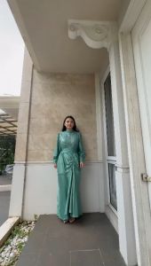( VM ) - Longdress Duyung Serut / Dress Panjang Pesta / Longdress Lebaran Fashion Wanita 825# Jessie Collection