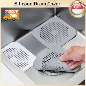 🇸🇬【SG stock】Silicone Drain Cover Sink Strainer Filter /Sink Cover /Food Strainers  Sink Cover Strainer Anti-blocking Hair Catcher Hair
