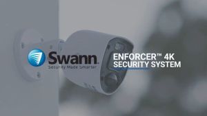 Swann Enforcer 4 Camera 8 Channel 4K UHD DVR Security System CCTV 2TB HDD Spotlights Sirens and Mic (SWDVK-856804MQB)