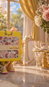 Bánh Quy Hộp Thiếc Blanche Cookies 188g Hộp Vàng Nhập Khẩu – Bánh Bơ Hoa Hồng Vintage Thưởng Trà Quà Tặng Lễ Tết