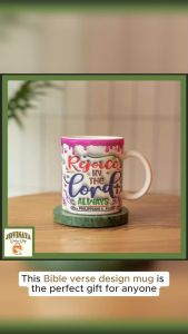 Personalized Mug Bible Verse Design Mug / Sold per Piece (1pc)
