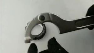Adjustable C Spanner Hook Wrench Chrome Vanadium 3/4-2"(19-51Mm)+2-4 3/4"(51-121Mm) Screw Nuts Driver