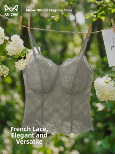 MiiOW | Lace Bralette Vest 2026 New Thin With Padded Bra One Piece Back Design