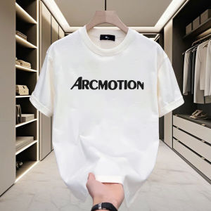 Áo Thun Cotton Tay Ngắn Cổ Tròn in Chữ Đơn Giản Cho Nam Mùa Hè Dáng Rộng Thời Trang Thường Ngày Thân Thiện Với Da Chống Nhăn