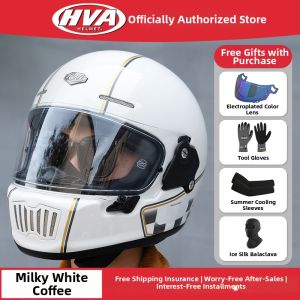 Vintage Four Seasons Full Face Bluetooth Motorcycle Helmet